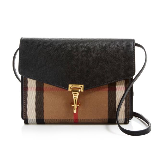 Burberry Macken House Check Black Cross Body Bag
