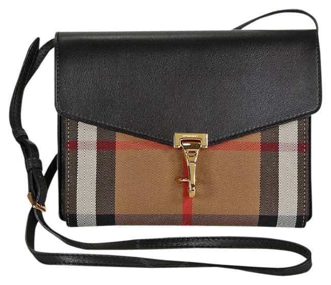 Burberry Macken House Check Canvas Cross Body Bag