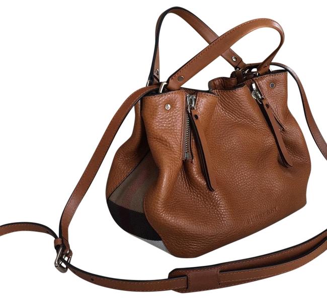 Burberry Maidstone Brown Leather Cross Body Bag
