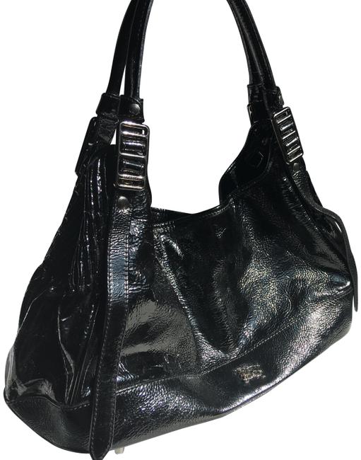 Burberry Marlow Black Leather Hobo Bag