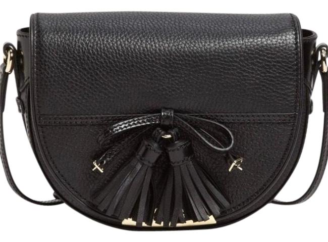 Burberry Maydown WDust Free Shipping Black Leather Cross Body Bag