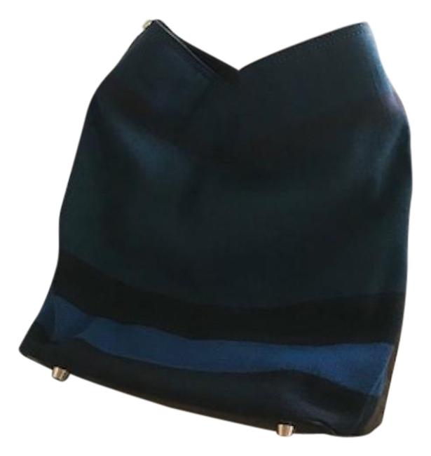Burberry Medium Ashby Marine Blue Canvas Hobo Bag