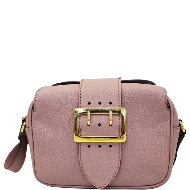 Burberry Medley Small Buckle Light Pink Leather Cross Body Bag