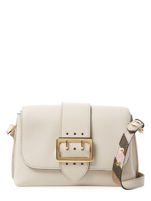Burberry Medley Small Limestone Natural Leather Cross Body Bag
