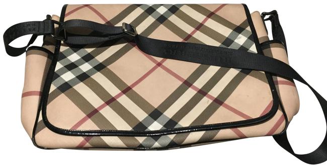Burberry Messenger Leather Hobo Bag