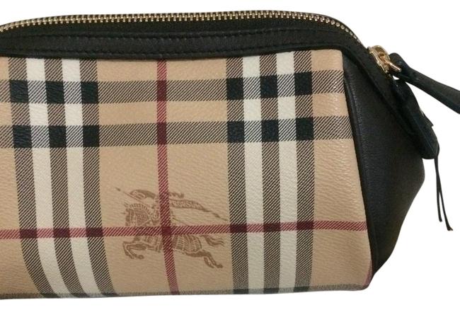 Burberry Mini Blaze Chocolate Pvc with Leather Trim Cross Body Bag