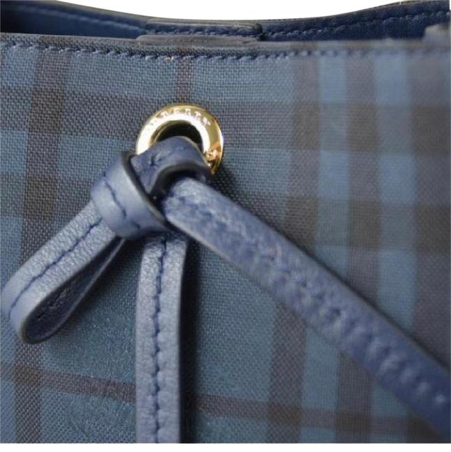 Burberry Bucket Mini Blue Cross Body Bag