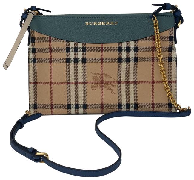 Burberry Multi Color Leather Cross Body Bag