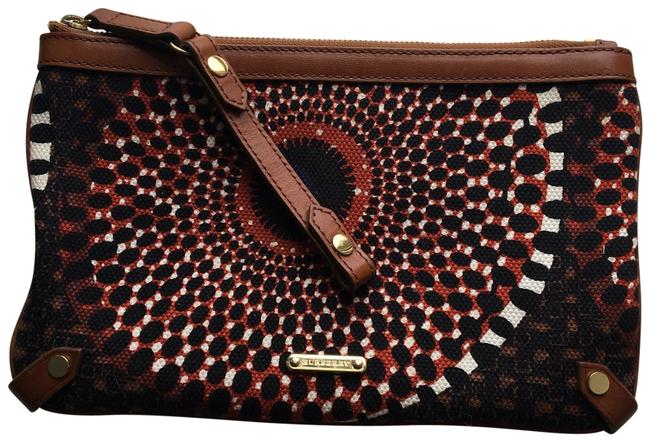 Burberry Multicolor Canvas Clutch
