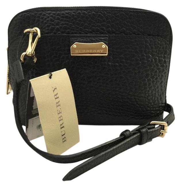 Burberry New Harrogate Black Leather Cross Body Bag