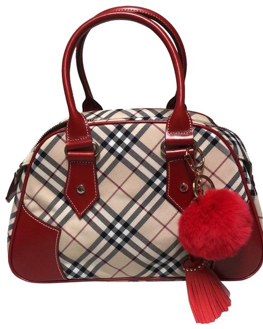 Burberry New Blue Label Multicolor Coated Canvas Hobo Bag