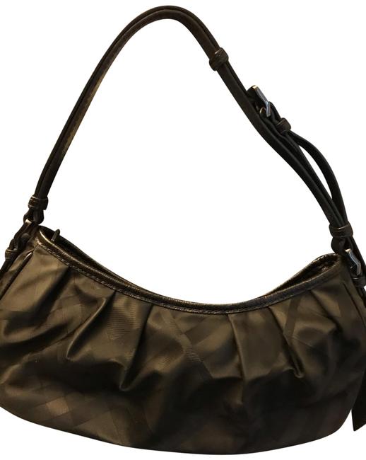 Burberry Nova Black Nylon Hobo Bag