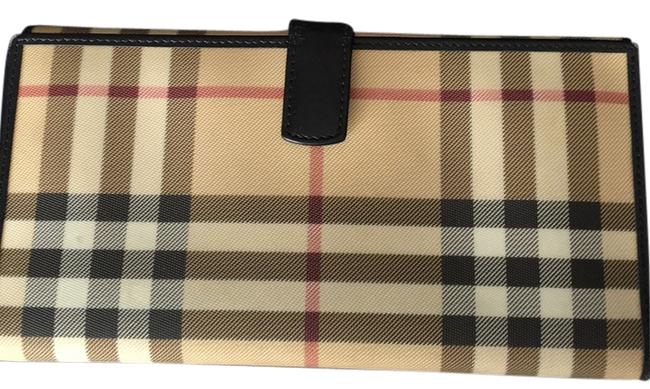 Burberry Nova Check Coated Vinyl Clutch
