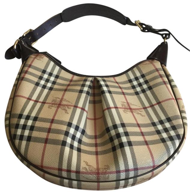 Burberry Nova Check Hobo Bag