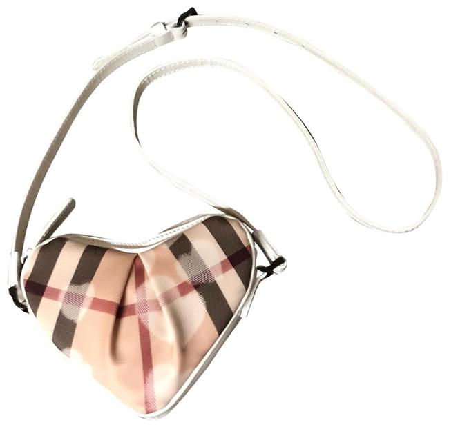 Burberry Nova Check Mini Heart Cross Body Bag
