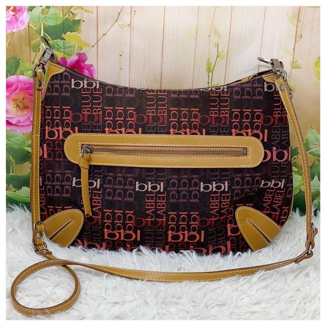 Burberry Nova Check Red Canvas Cross Body Bag