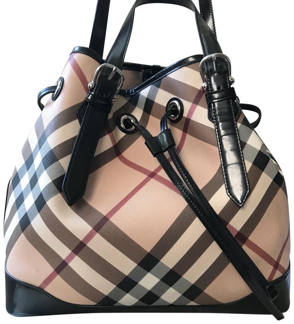 Burberry Nova Check Tan Hobo Bag