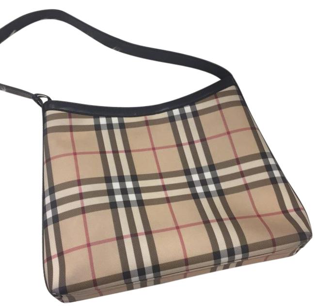 Burberry Nova Check Tote Hobo Bag