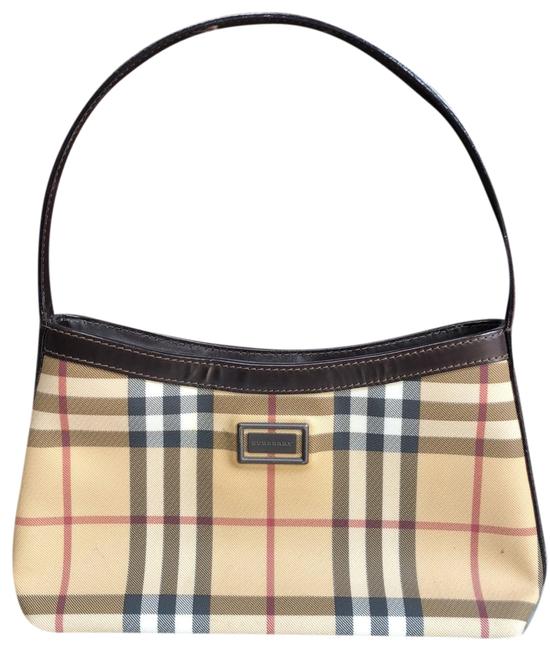 Burberry Nova Classic Beige Check Hobo Bag