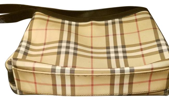 Burberry Nova Print Canvas Hobo Bag