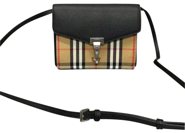 Burberry Nwot Mini Leather and Vintage Check Cross Body Bag