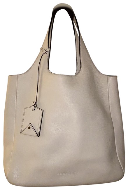 Burberry Off white Leather Hobo Bag