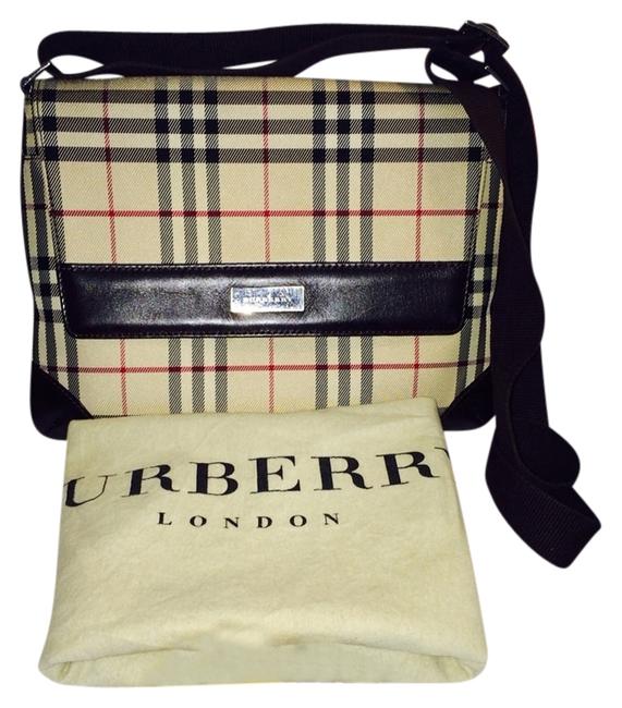 Burberry Messenger Or BlackRedCream White Cross Body Bag