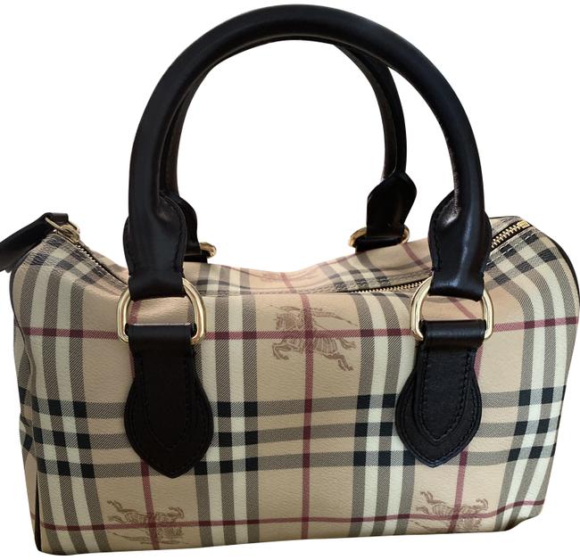 Burberry Pebbled Leather Hobo Bag