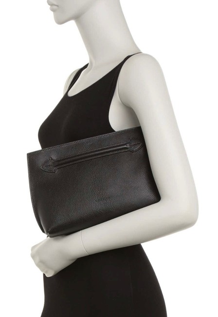 Burberry Pendleton Black Leather Clutch