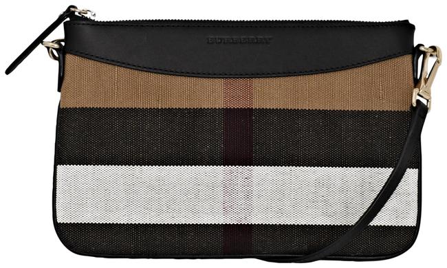 Burberry Peyton Check Canvas Cross Body Bag