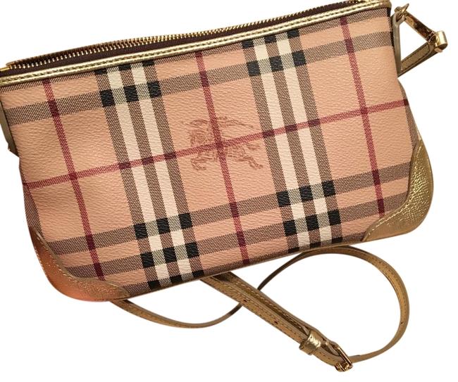 Burberry Peyton haymarket Multi Check Coated Leather Cross Body Bag
