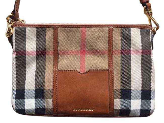 Burberry Peyton Plaid Cross Body Bag