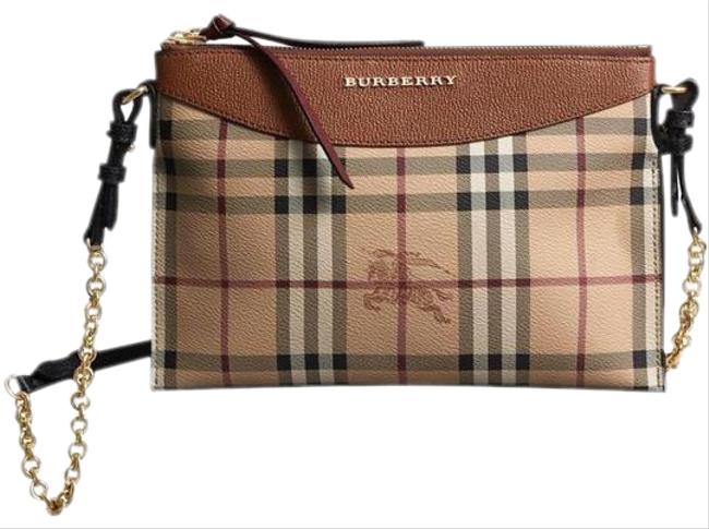 Burberry Peyton Toffee Leather Cross Body Bag