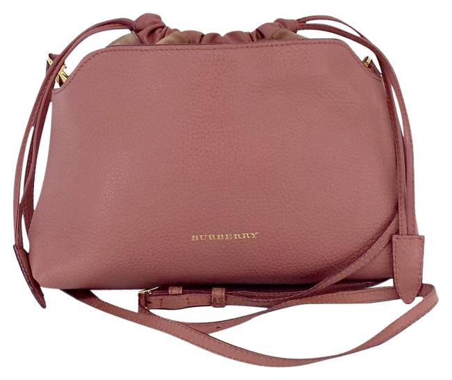 Burberry Pink Leather Cross Body Bag