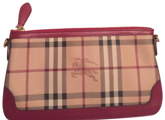 Burberry Plaid Leather Cross Body Bag