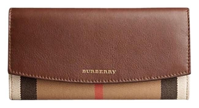 Burberry Porter Continental Brown Ochre Clutch