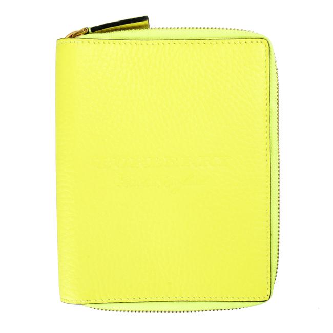 Burberry Portfolio Unisex Walcott Leather Mini Bright Yellow Clutch