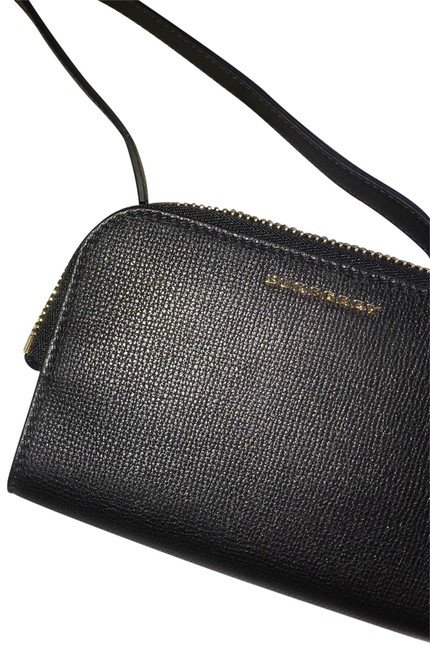 Burberry Pouch Black Leather Cross Body Bag