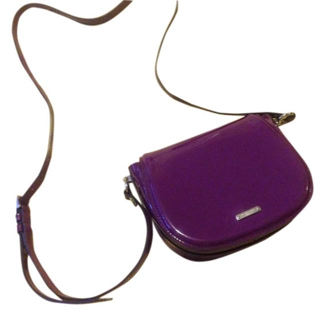 Burberry Prorsum BeetrootPurple Patent Leather Cross Body Bag