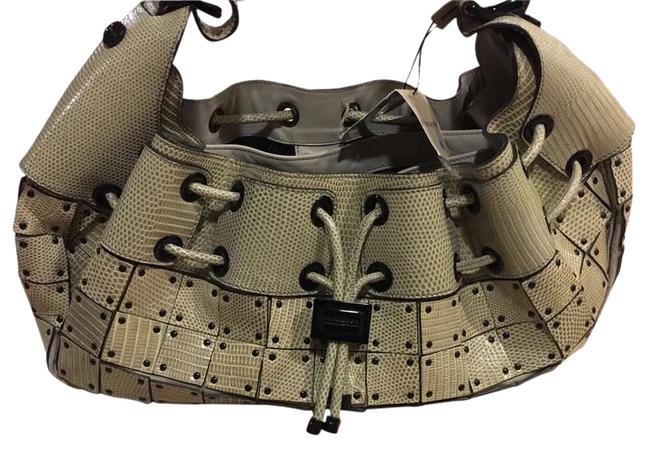 Burberry Prorsum Iguana Leather Hobo Bag