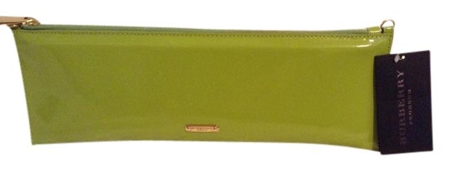 Burberry Prorsum Lime Green Patent Leather Clutch