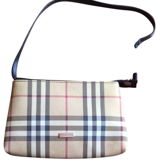Burberry Purse Brown Vinyl Clutch