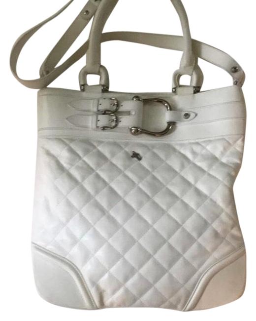 Burberry Quilted BagHandbag White Leather Cross Body Bag