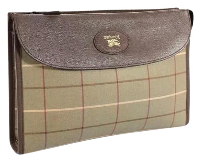 Burberry Sale Rare Fabulous Canvas Clutch