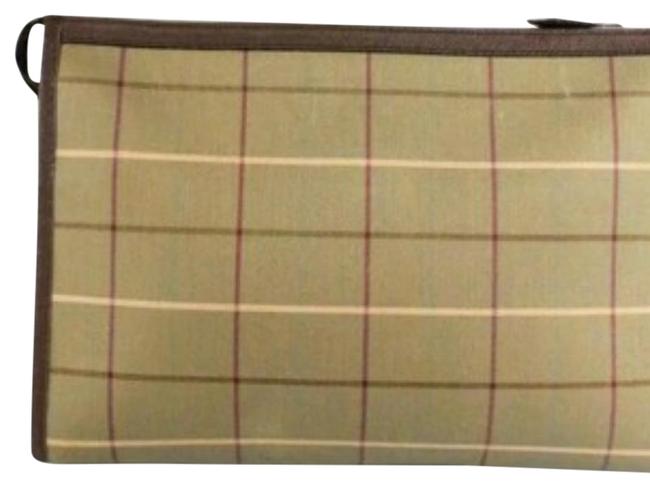 Burberry RareFabulous CanvasLeather Clutch