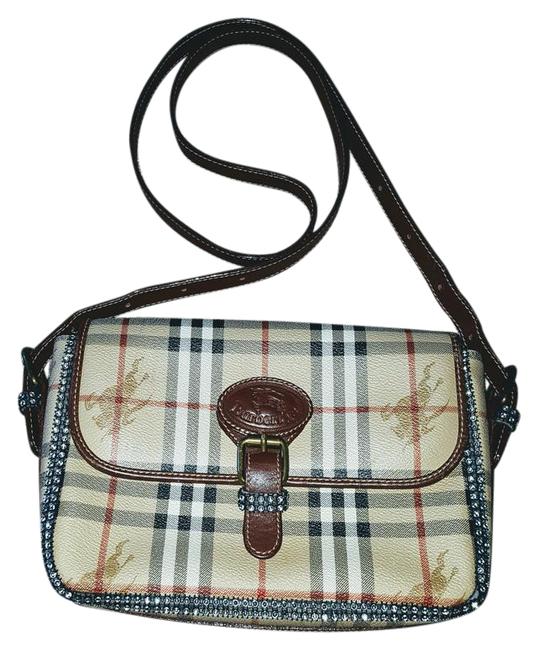 Burberry Weekend Sale nova Check LeatherPvc Cross Body Bag
