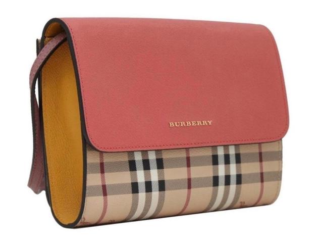 Burberry Shoulder Loxley Haymarket Small Colorblock Cinnamon Cross Body Bag