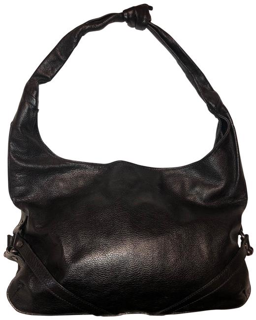 Burberry Shoulder Prorsum Black Leather Hobo Bag