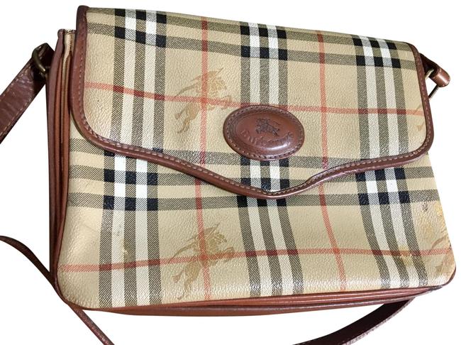 Burberry Signature Canvas Cross Body Bag