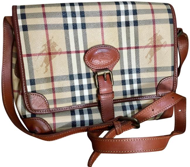 Burberry Signature Unisex Canvas Cross Body Bag